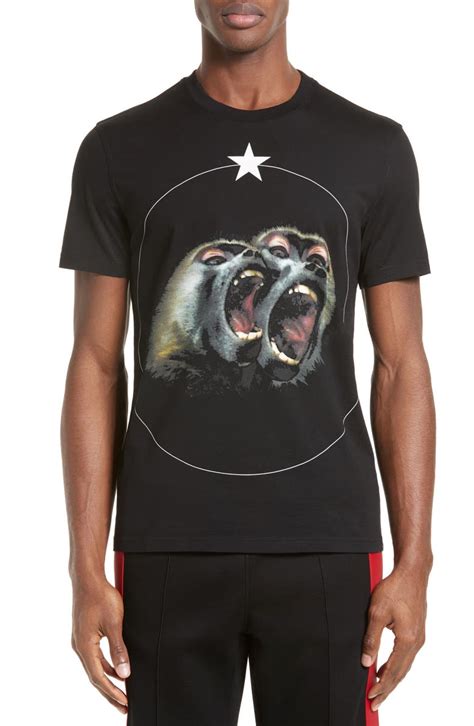 givenchy monkey shirt blue|Givenchy Monkey Embroidery Shirt in Navy Blue Cotton.